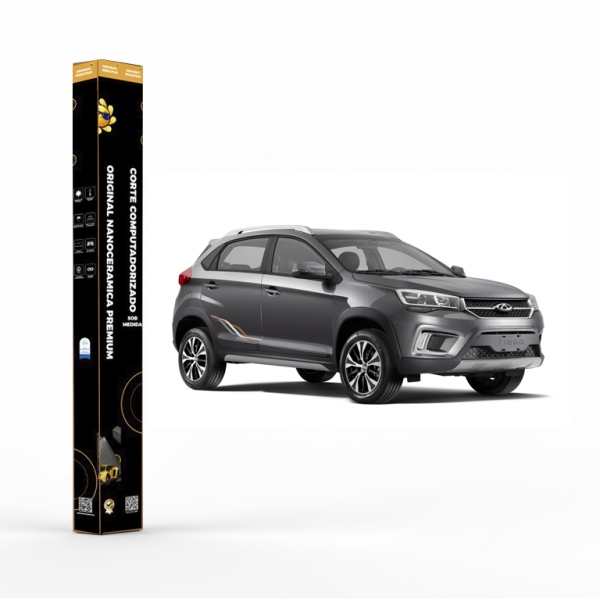 Película Insulfilm Nano Cerâmica Automotiva Térmica - CHERY TIGGO 2