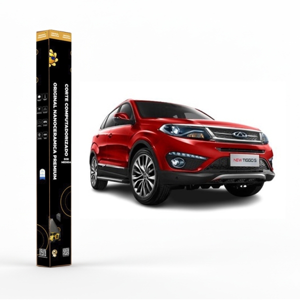 Película Insulfilm Nano Cerâmica Automotiva Térmica - CHERY TIGGO 5