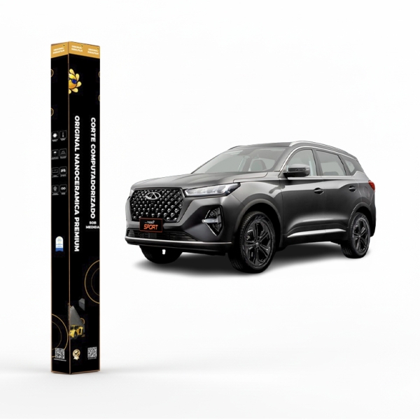 Película Insulfilm Nano Cerâmica Automotiva Térmica - CHERY TIGGO 7 SPORT
