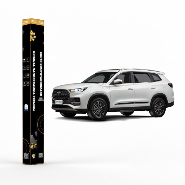 Película Insulfilm Nano Cerâmica Automotiva Térmica - CHERY TIGGO 8 PRO