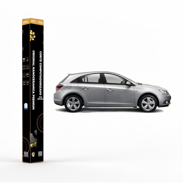 Película Insulfilm Nano Cerâmica Automotiva Térmica - CRUZE HATCH
