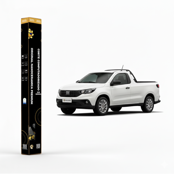 Película Insulfilm Nano Cerâmica Automotiva Térmica - FIAT STRADA CAB SIMPLES