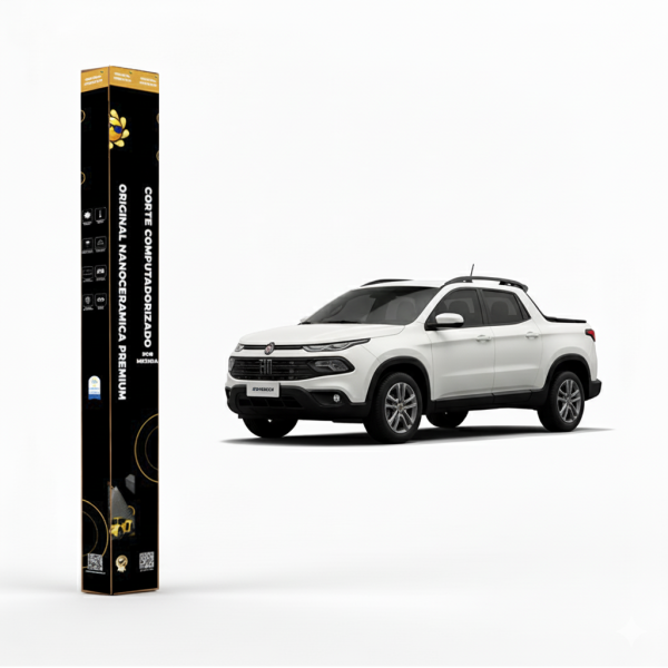 Película Insulfilm Nano Cerâmica Automotiva Térmica - FIAT TORO