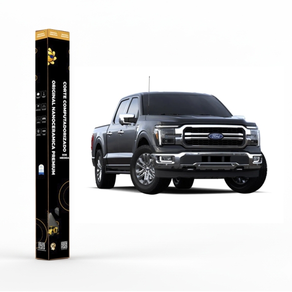 Película Insulfilm Nano Cerâmica Automotiva Térmica - FORD F-150 CAB SIMPLES