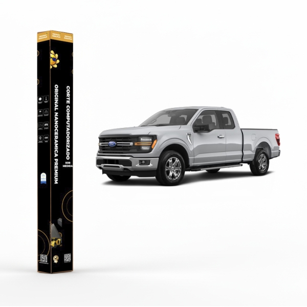 Película Insulfilm Nano Cerâmica Automotiva Térmica - FORD F-150 SUPER CAB