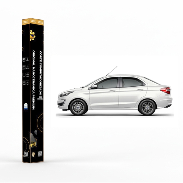 Película Insulfilm Nano Cerâmica Automotiva Térmica - FORD KA SEDAN