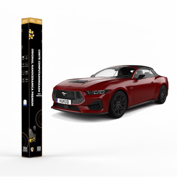 Película Insulfilm Nano Cerâmica Automotiva Térmica - FORD MUSTANG CONVERSIVEL