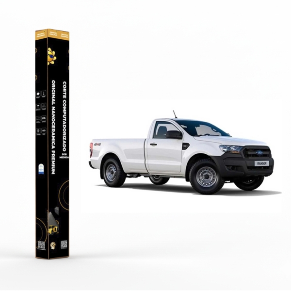 Película Insulfilm Nano Cerâmica Automotiva Térmica - FORD RANGER CAB SIMPLES