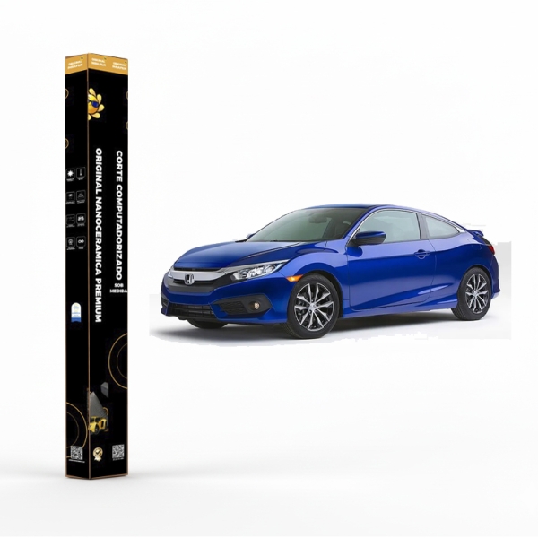 Película Insulfilm Nano Cerâmica Automotiva Térmica - HONDA CIVIC 2 PORTAS COUPE