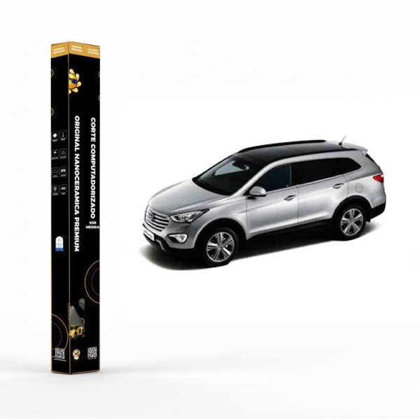 Película Insulfilm Nano Cerâmica Automotiva Térmica - HYUNDAI GRAND SANTA FÉ