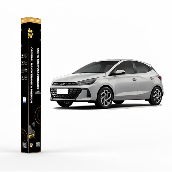 Película Insulfilm Nano Cerâmica Automotiva Térmica - HYUNDAI HB20 HATCH