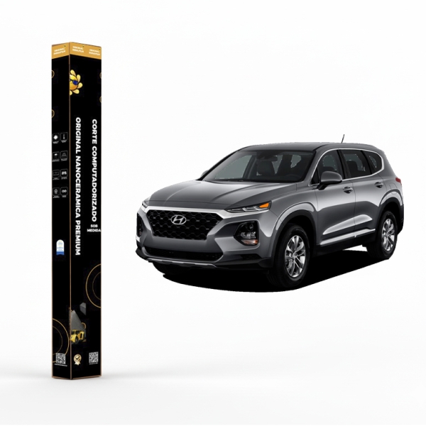 Película Insulfilm Nano Cerâmica Automotiva Térmica - HYUNDAI SANTA FE