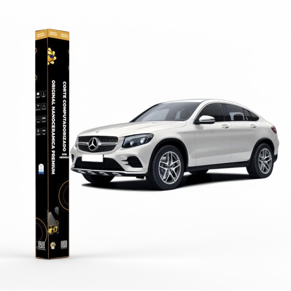 Película Insulfilm Nano Cerâmica Automotiva Térmica - MERCEDES BENZ GLC 250