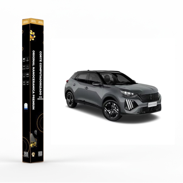 Película Insulfilm Nano Cerâmica Automotiva Térmica - PEUGEOT 2008