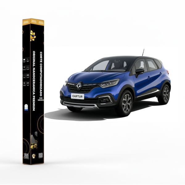 Película Insulfilm Nano Cerâmica Automotiva Térmica - RENAULT CAPTUR