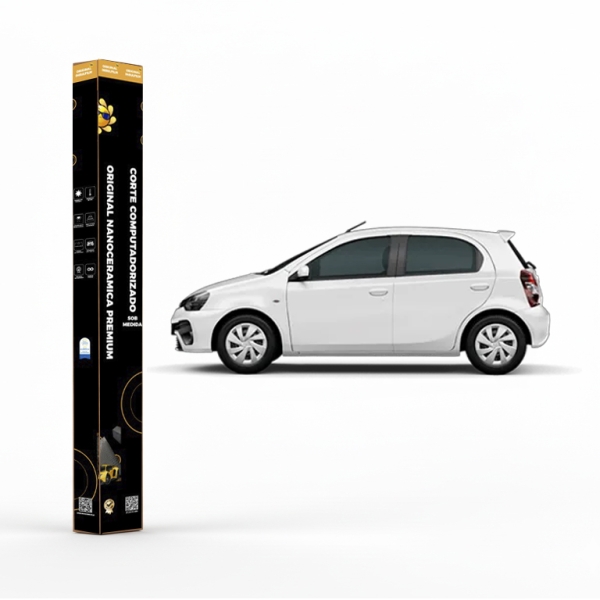 Película Insulfilm Nano Cerâmica Automotiva Térmica - TOYOTA ETIOS HATCH