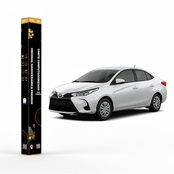 Película Insulfilm Nano Cerâmica Automotiva Térmica - TOYOTA YARIS SEDAN