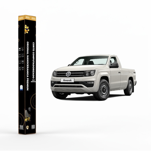 Película Insulfilm Nano Cerâmica Automotiva Térmica - VOLKSWAGEN AMAROK 2 PORTAS