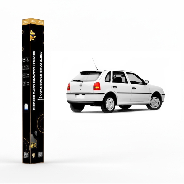 Película Insulfilm Nano Cerâmica Automotiva Térmica - VOLKSWAGEN GOL G3 4 PORTAS