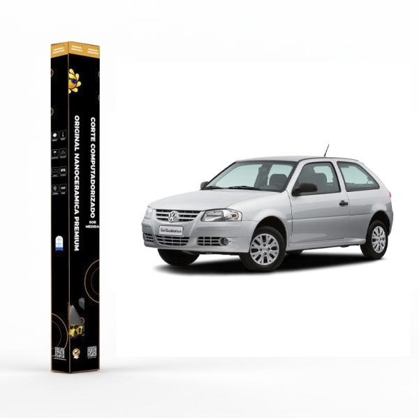Película Insulfilm Nano Cerâmica Automotiva Térmica - VOLKSWAGEN GOL G4 2 PORTAS