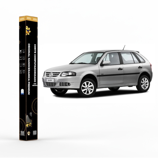 Película Insulfilm Nano Cerâmica Automotiva Térmica - VOLKSWAGEN GOL G4 4 PORTAS