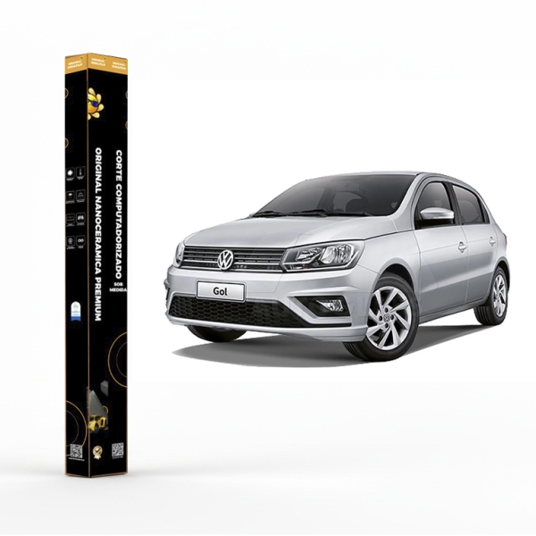 Película Insulfilm Nano Cerâmica Automotiva Térmica - VOLKSWAGEN GOL G8