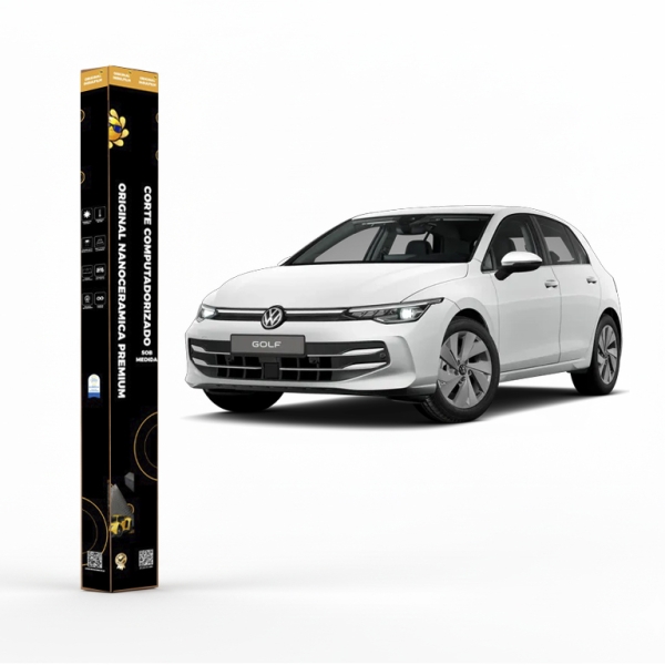 Película Insulfilm Nano Cerâmica Automotiva Térmica - VOLKSWAGEN GOLF