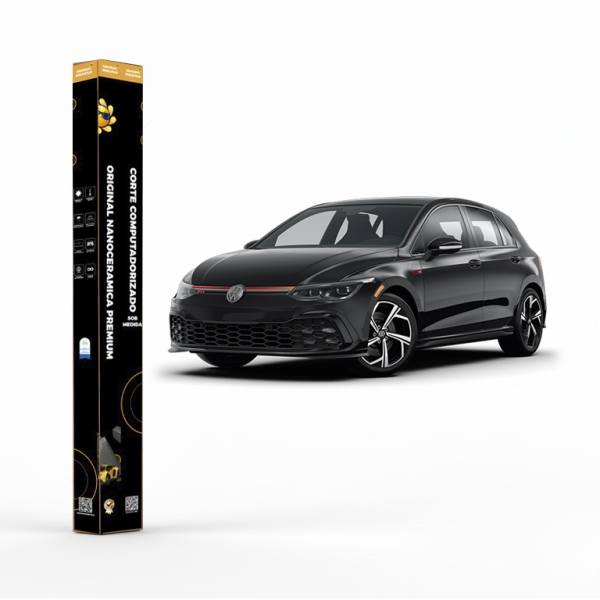 Película Insulfilm Nano Cerâmica Automotiva Térmica - VOLKSWAGEN GOLF GTI