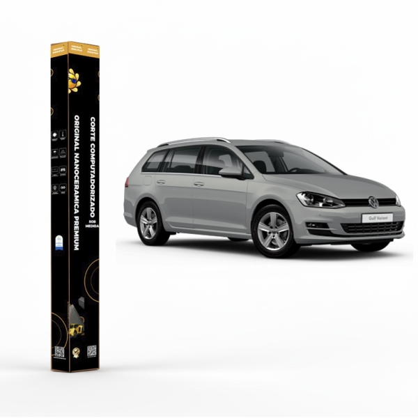 Película Insulfilm Nano Cerâmica Automotiva Térmica - VOLKSWAGEN GOLF VARIANT