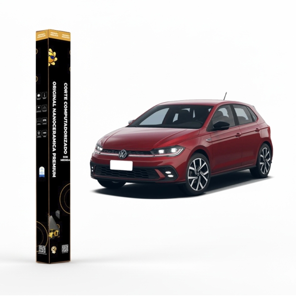 Película Insulfilm Nano Cerâmica Automotiva Térmica - VOLKSWAGEN POLO HATCH