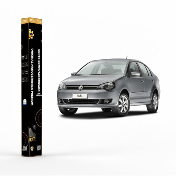 Película Insulfilm Nano Cerâmica Automotiva Térmica - VOLKSWAGEN POLO SEDAN